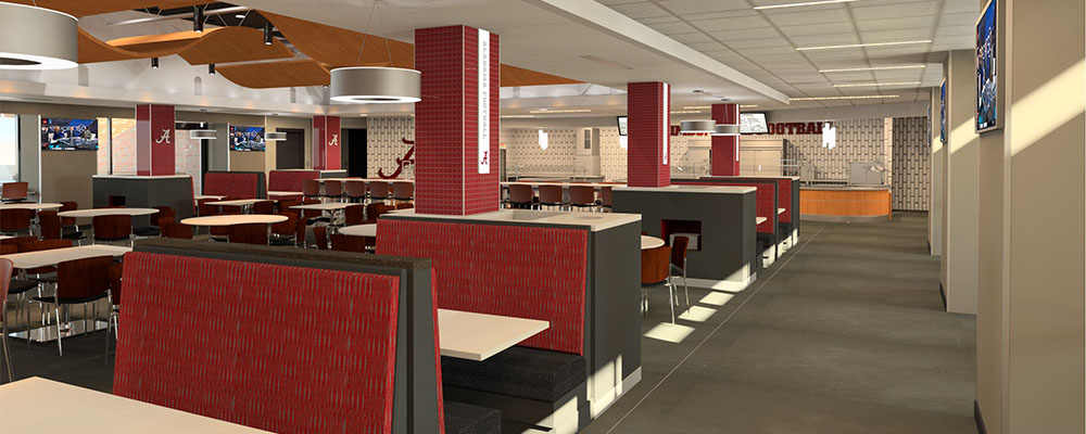 Rendering of new dining hall