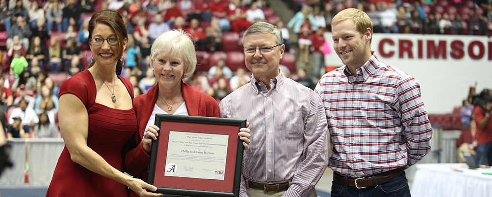 Presentation by Dana Duckworth to Harmon family