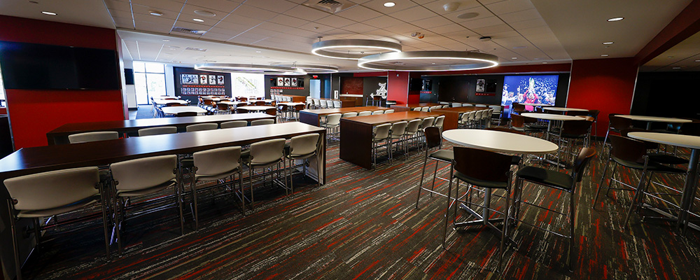 Recruiting room at Bryant-Denny Stadium