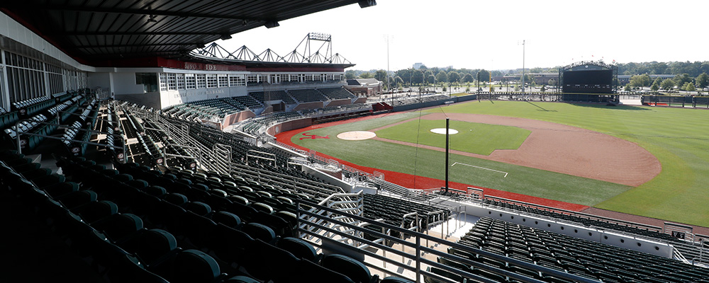 View of the field from .525 Club seating